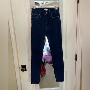 Good American high waisted skinny jeans